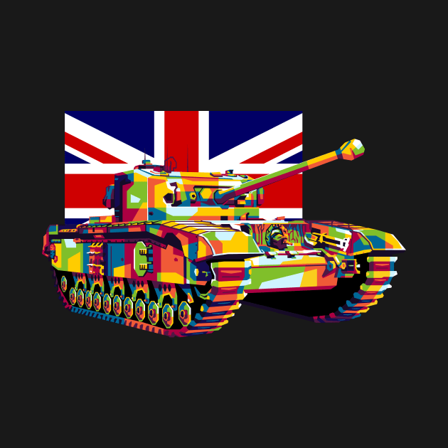 Black Prince Infantry Tank by wpaprint