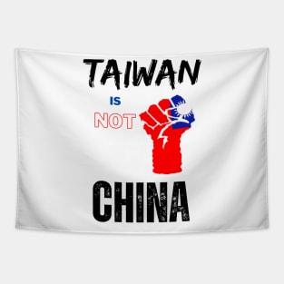 Taiwan is not China - Say no to war Tapestry
