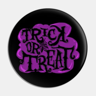 TRICK OR TREAT PURPLE 2 Pin