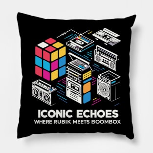 iconic echoes Pillow