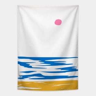 Abstract Beach Bold Colorful Tapestry