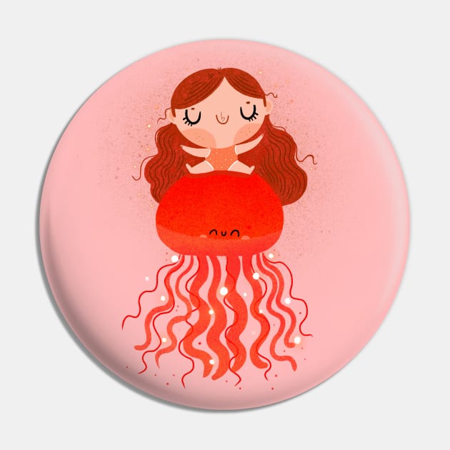 Jellyfish Pin by Mjdaluz