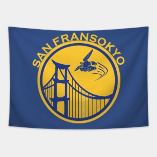 San Fransokyo Road jersey Tapestry