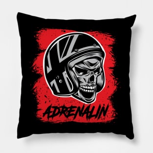 Skull Vintage Helmet Pillow