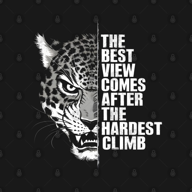 rock climbing tiger by Japanese Fever
