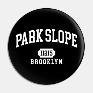 PARK SLOPE Brooklyn NY 11215 Vintage Athletic Navy Sports Pin