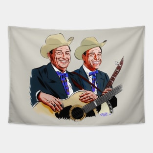 Flatt and Scruggs - An illustration by Paul Cemmick Tapestry