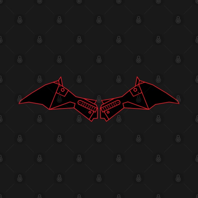 The Bat Man Logo (Red) by Adrian Murren