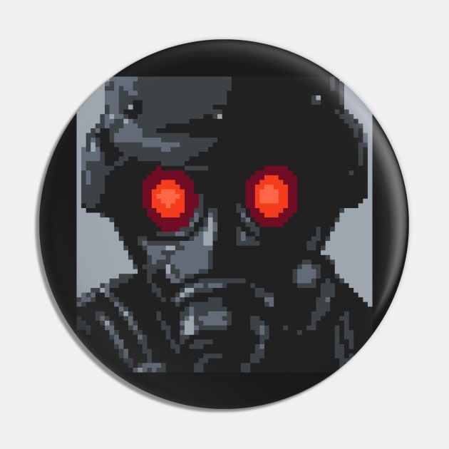 Resident Evil Hunk Pixel Art Pin by AlleenasPixels