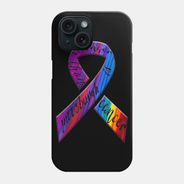 pittsburgh is stronger than cancer Phone Case by OMARMAH