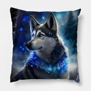Tamaskan Wolfdog Pillow