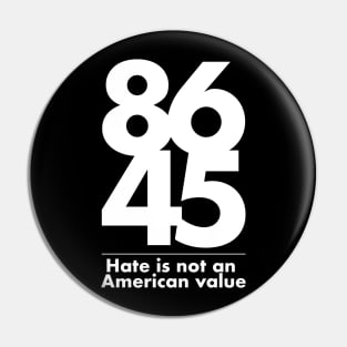 8645 - Hate is not a family value - light print Pin