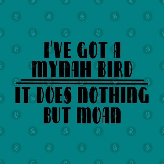 I’ve got a Mynah Bird…. by Spiralpaper