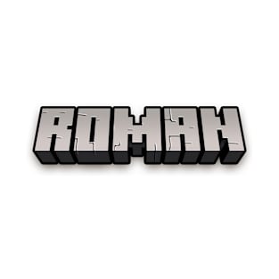 Roman - Custom Minecraft Nametag T-Shirt