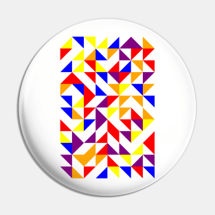 Amazing Geometric Colourful Triangle Pattern #4 Pin