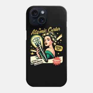 Atomic Curler - Funny vintage Ad Phone Case