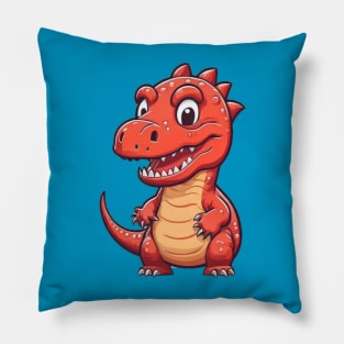 Cute red dino Pillow