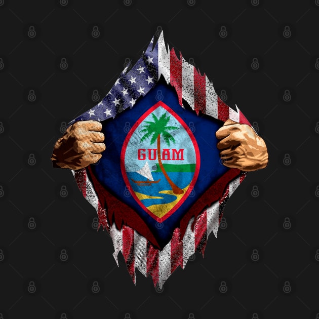 Guam USA Flag by Dailygrind