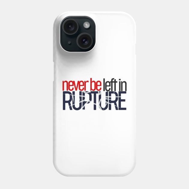 Never Be Left In Rupture - Bible - D3 Designs Phone Case by D3Apparels