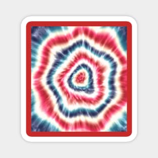 Tie Dye Shibori Seamless Pattern. Abstract Tie-Dye Magnet