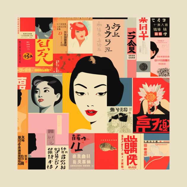 Montage of japanese cultural references to japan by SHAKIR GAUTAMA 