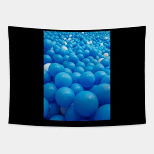 Blue balls pattern design Tapestry