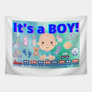 It's a Boy Tapestry