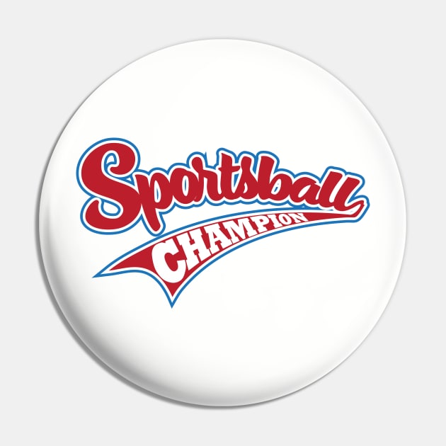 Sportsball Pin by GrumpyDog