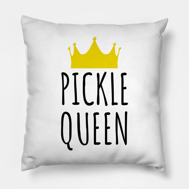 Pickle Queen Pillow by LunaMay