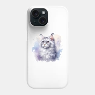 American Curl - Watercolor Cat Phone Case