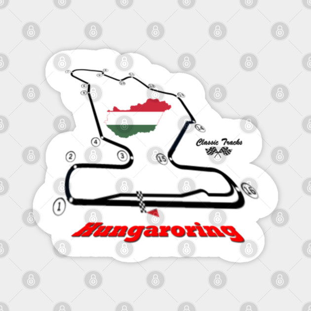 Hungaroring F1 Circuit Hungaroring Magnet Teepublic