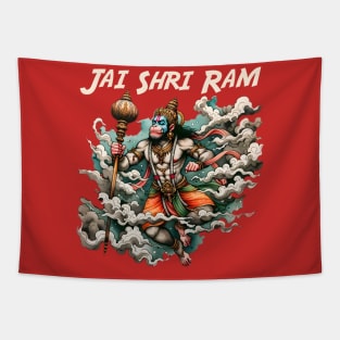 Jai Shri Ram Jai Hanuman Tapestry