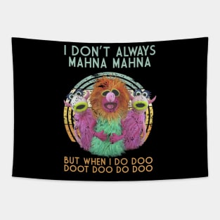 i dont always mahna mahna retro Tapestry