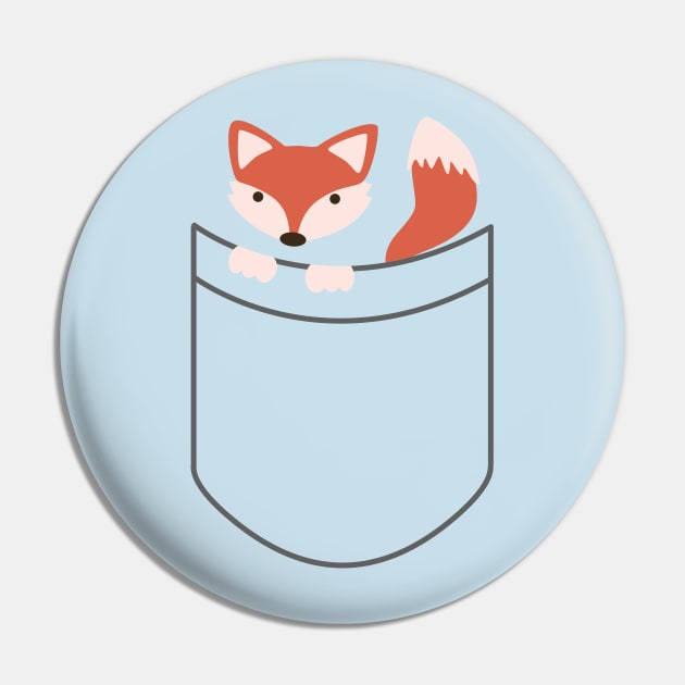 Pocket Fox Pin by zoddie