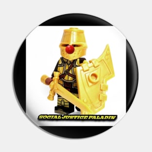 Social Justice Paladin Pin