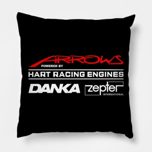 Arrows F1 Team Season 98 Motorsport Vintage Art Pillow