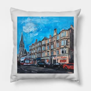 Goodbye, Morningside, Edinburgh Pillow