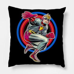 Vintage Jack Kirby Hero Pillow