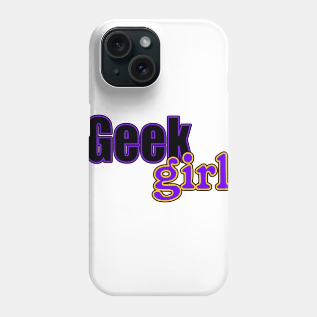 Geek Girl Phone Case by AlondraHanley