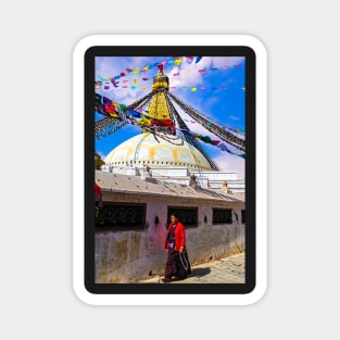 Bodnath Stupa near Kathmandu Magnet