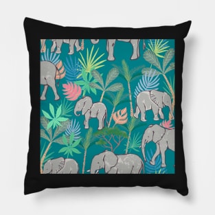 Elephant jungle Pillow