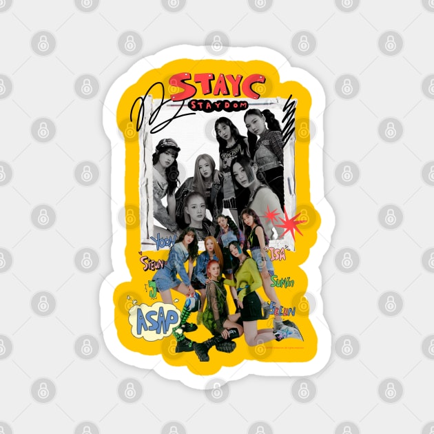 STAYC ASAP Magnet by Y2KPOP