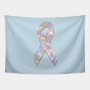 pearl lung cancer ribbon Tapestry