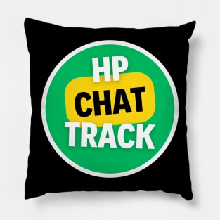 HP Chat Track Circle logo Pillow