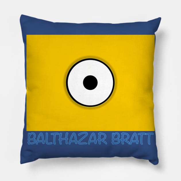 MINION USA DESPICABLE BALTHAZAR BRATT Pillow by LuckYA