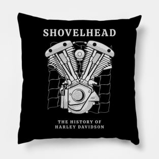 shovelhead american engine Pillow