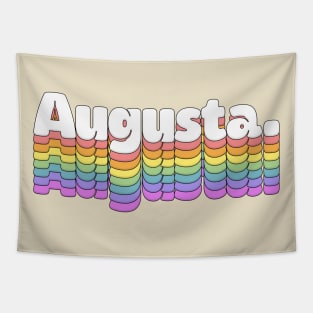 Augusta \\// Retro Typography Design Tapestry