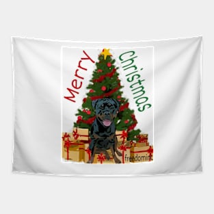 Rottweiler Epic Christmas Tapestry