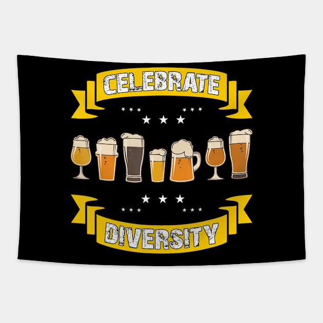 Beer  Celebrate Diversity! Tapestry by brandysarahch