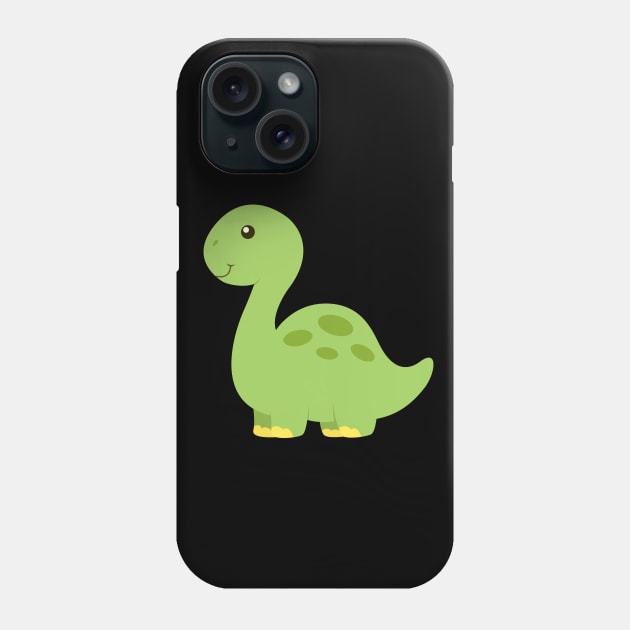 Dinosaur Kids Dino Design Phone Case by samshirts